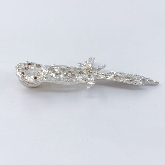 Vintage Sterling Silver 925 Filigree Bird Pendant - Picture 3 of 7